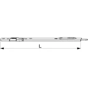 Occasione Imperdibile Catenaccio MAICO U-6x24x6 superiore sinistro A4 scostamento 13 L 275 argento