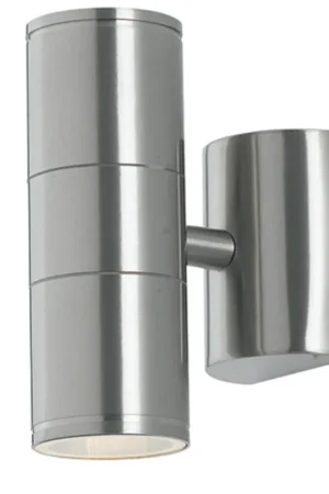 A Buon Prezzo Applique da parete per esterno 2x35w GU10 a doppia emissione acciaio Gazza