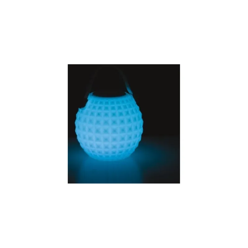 Lampada portatile bianca a LED RGB con speacker bluetooth incorporato tonda Compra Online