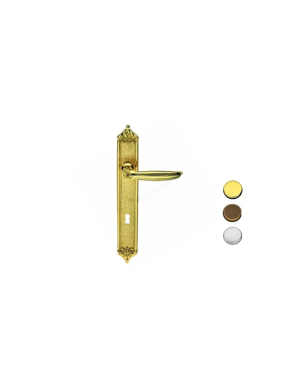 Offerta Lampo Louis XVI Antologhia Maniglia per Porte Interne su Placca