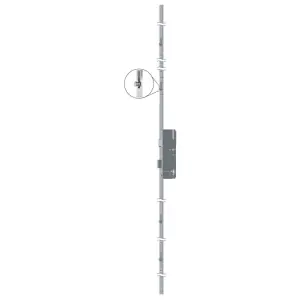 Offerta Speciale Serratura SIEGENIA modello BS2100 multipunto entrata 65 per porta in acciaio finitura zincato
