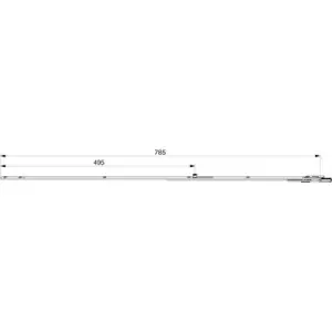 Terminale MAICO per serratura con 1 fungo senza angolo d‘appoggio F-785x16 argento Bestseller