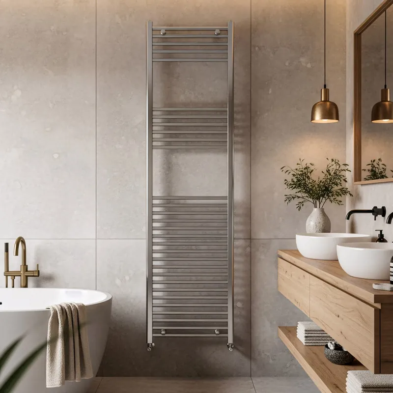 Ultime Pezzi Termoarredo Scaldasalviette Bagno ad Acqua 1800x500 Cromato - Interasse 450 mm SARA