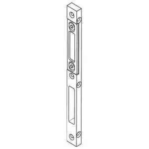 Incontro SIEGENIA modello K2200.4 scrocco mandata per porta in acciaio finitura zincato Economico