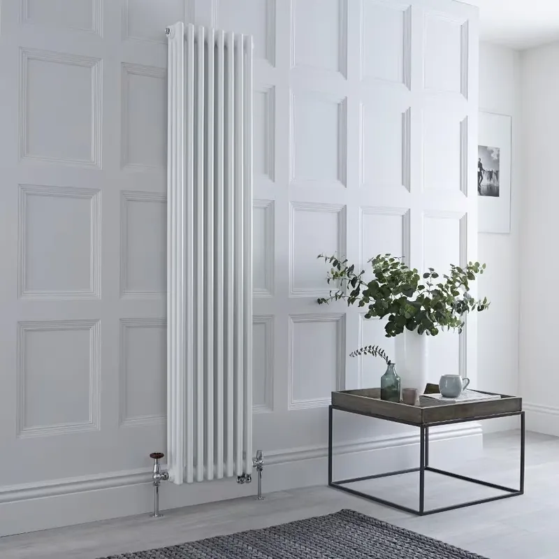 Nuova Collezione Radiatore Tradizionale Verticale Triplo Misto Regent - Bianco - 1800mm x 380mm - Regent - Disponibile con Opzione WiFi - Regent