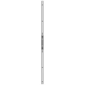 Incontro passante AGB modello POSEIDON superiore aria 12 asse 13 lunghezza 1840-2200mm per serramento in acciaio finitura nichelato Prezzo Conveniente