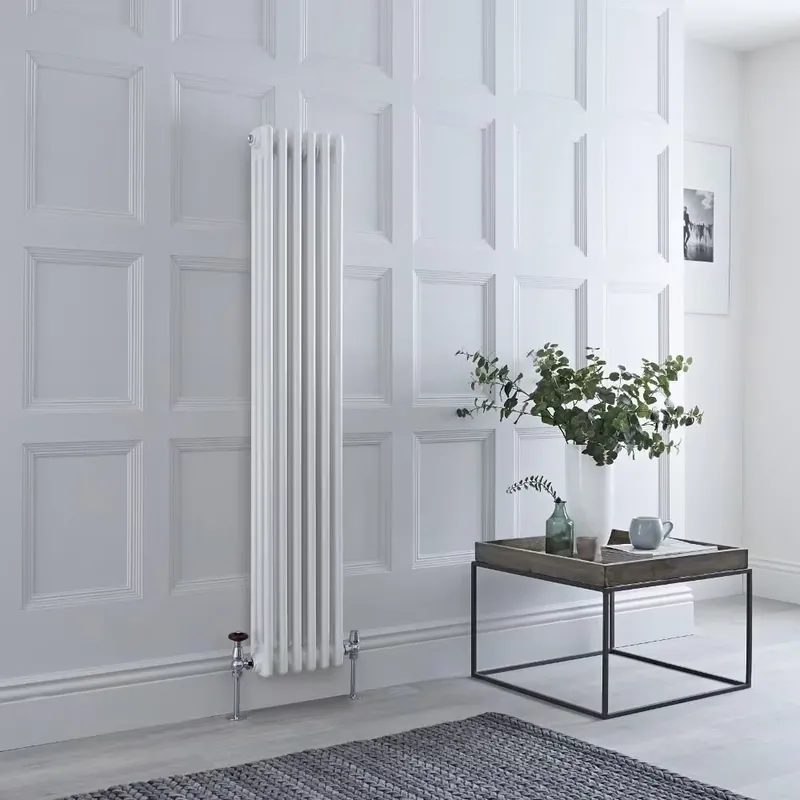 Radiatore Tradizionale Triplo Verticale Bianco - Regent Di Tendenza
