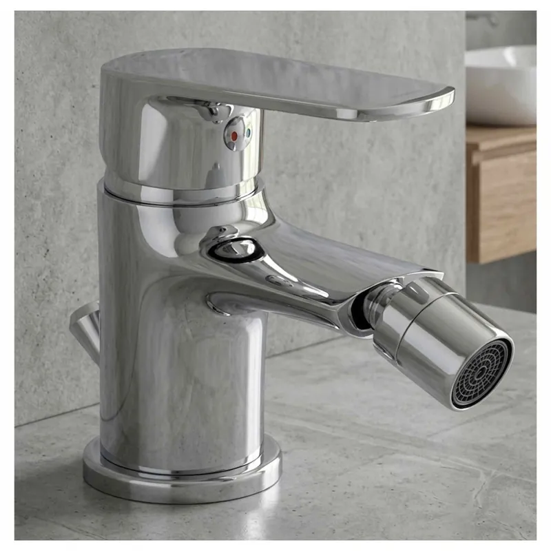 Rubinetto Bidet cromato con piletta Esclusivo