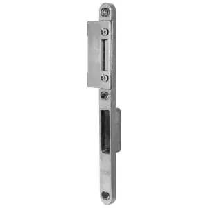 Offerta Speciale Incontro AGB modello SICURTOP filo spessore 57mm scrocco e catenaccio registrabile per serramento in acciaio finitura nichelato