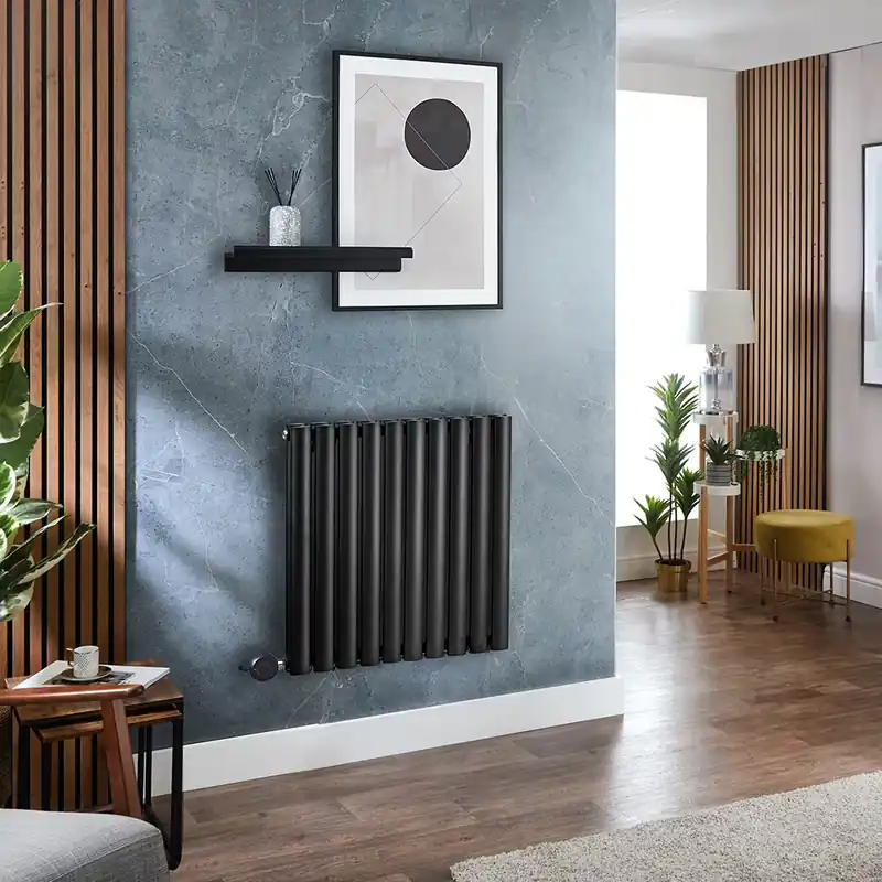 Soddisfatti O Rimborsati Radiatore Elettrico di Design Orizzontale - Nero - Scelta di Dimensioni e Termostato Wi-Fi - Opzioni a Presa Elettrica e Cablate - Revive - ECOSO by Hudson Reed