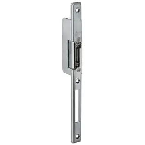 Sconto Incontro AGB modello SICURTOP aria 12 sinistro ala parziale compreso blocchetto elettrico 12V, con memoria apertura e con leva sblocco manuale, per serramento in acciaio finitura nichelato