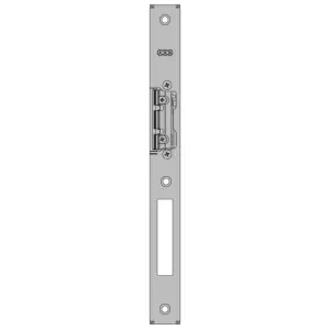 Incontro AGB modello SICURTOP aria 12 destro compreso blocchetto elettrico 12V, con memoria apertura e con leva sblocco manuale, per serramento in acciaio finitura nichelato Direttamente Dal Produttore