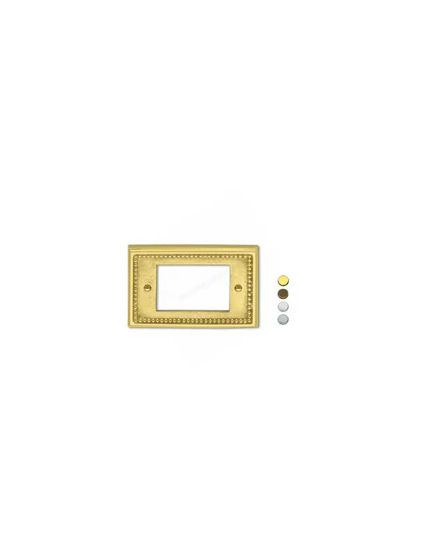Saldi Louis XVI Copri Interruttore Antologhia in ottone KLU18/B Magic