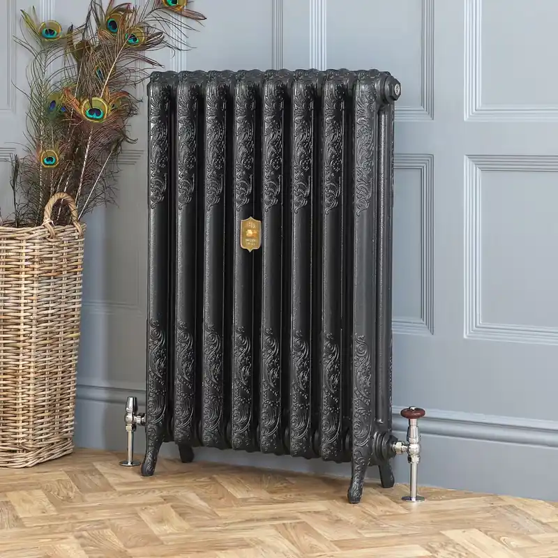 Sconto Radiatore Tradizionale in Ghisa Alto 510mm - Grafite Antico - Disponibile in Diverse Misure - Charlotte