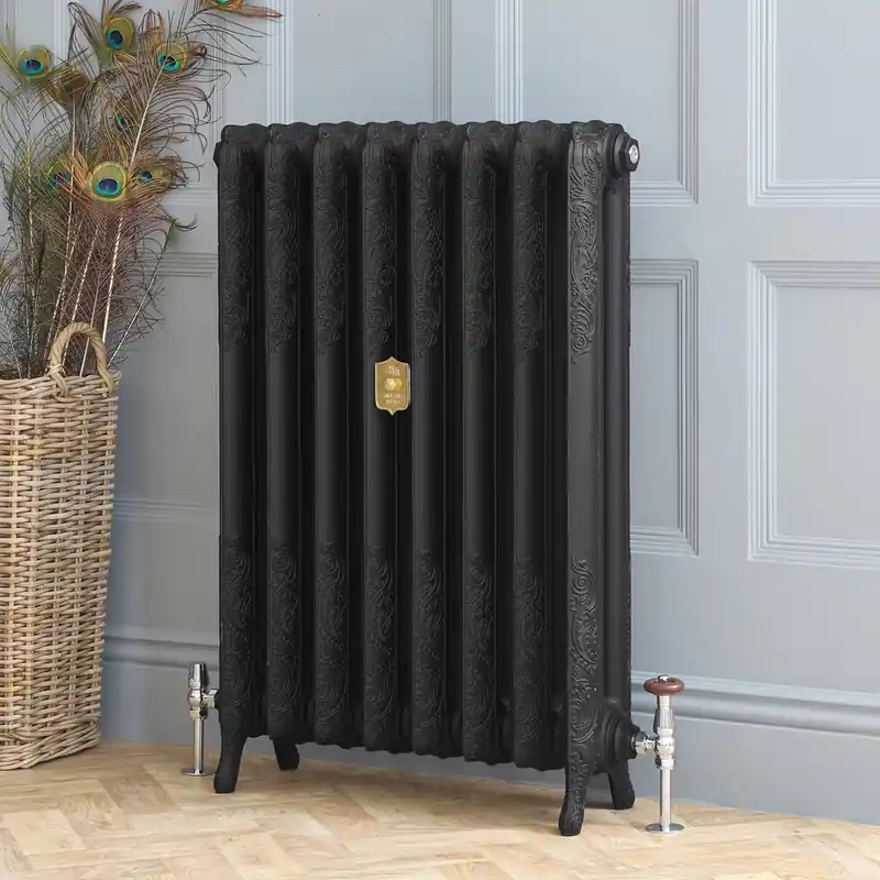 Affare Radiatore Tradizionale in Ghisa Alto 950mm - Nero Ardesia Alto - Disponibile in Diverse Misure - Charlotte