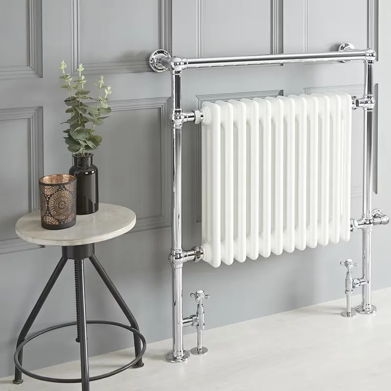 Offerta Lampo Scaldalviette Misto Tradizionale Bianco – 930mm x 790mm - Scelta di Termostati