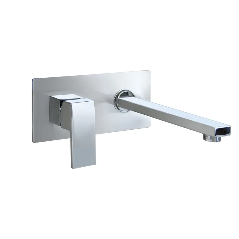 Professionale Rubinetto a parete per lavabo quadrato design Manara 3