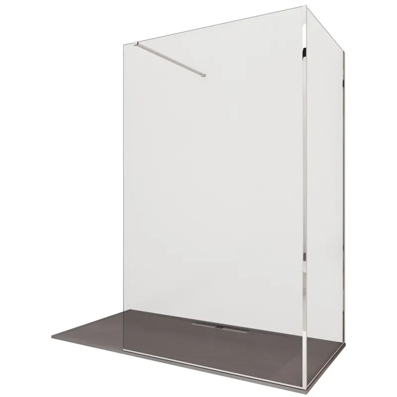 Super Prezzo Parete doccia walk-in due lati trasparente senza profili H200 8mm ISIDE