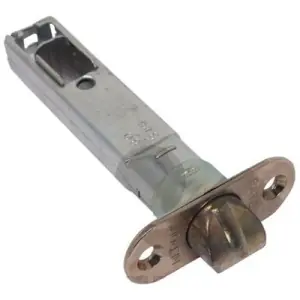 Scrocco tubolare MERONI modello NTB entrata 80mm bordo tondo per serramento in zama finitura nichelato Compra Oggi Stesso