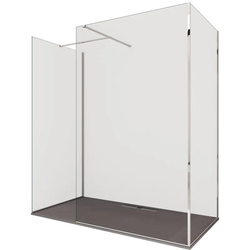 Offerta Del Giorno Box doccia tre lati accesso libero senza profili H200 8mm OSIRIDE