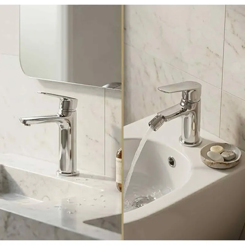 Rubinetto lavabo e bidet moderni con piletta clic clac serie FUNKY Non Perdere