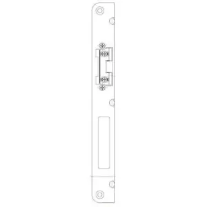 Incontro SIEGENIA modello K2200.2 scrocco mandata destro per porta in acciaio finitura zincato Novità