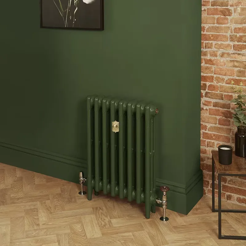 Offerta Del Giorno Radiatore Tradizionale in Ghisa a 3 Colonne - Alto 560mm - Finitura Verde Duck Green di Farrow & Ball - Mercury