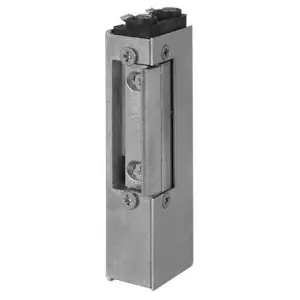 Di Tendenza Blocchetto elettrico AGB asimmetrico sinistro 12V, larghezza 20.5mm per porta in acciaio finitura nichelato
