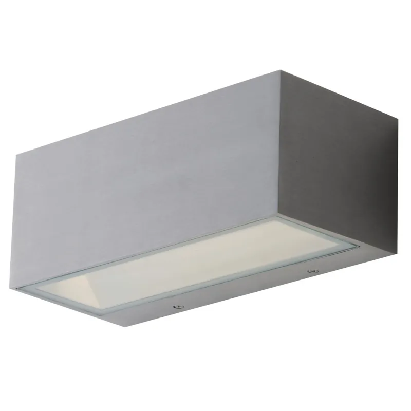 Applique da parete per esterno 20W a led a doppia emissione nickel Box Affare