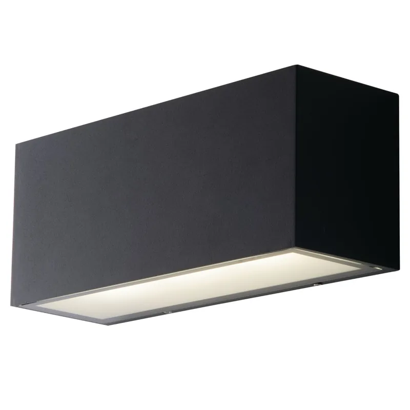 Applique da parete per esterno 40W a led a doppia emissione antracite Box Prezzo Conveniente