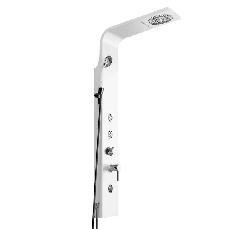 Economico Pannello doccia Idromassaggio multifunzione Bianco