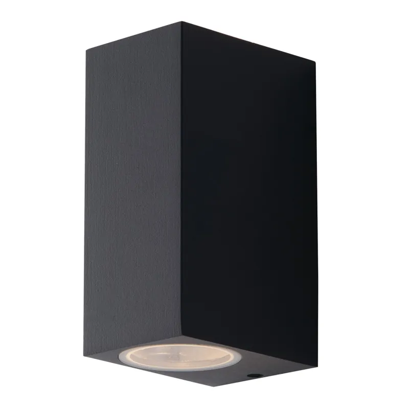 Saldi Applique da parete per esterno 2x35W GU10 a doppia emissione antracite Cubby