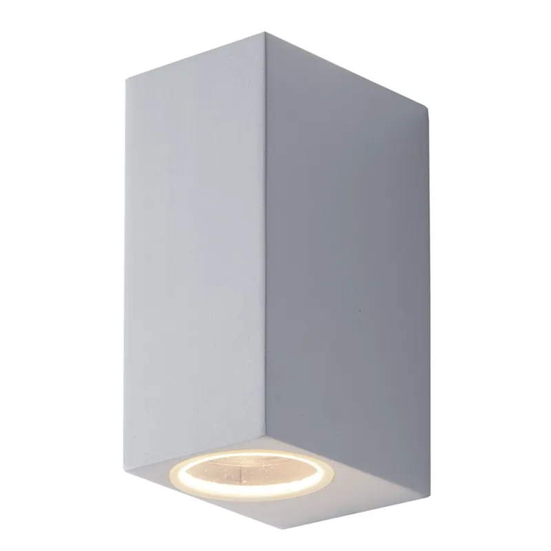 Applique da parete per esterno 2x35W GU10 a doppia emissione bianca Cubby Compra Oggi Stesso