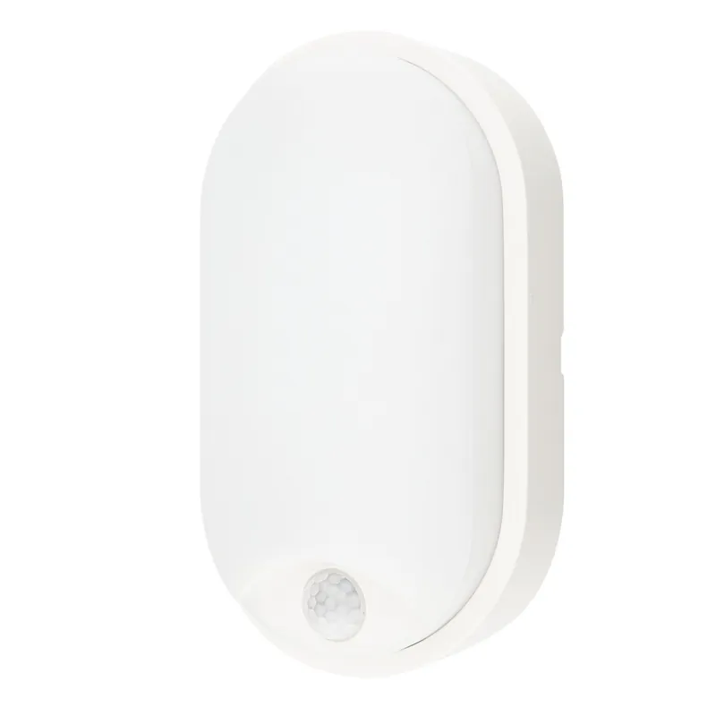 Nuova Collezione Plafoniera per esterno 14W a led 3000K con sensore bianca Sensy