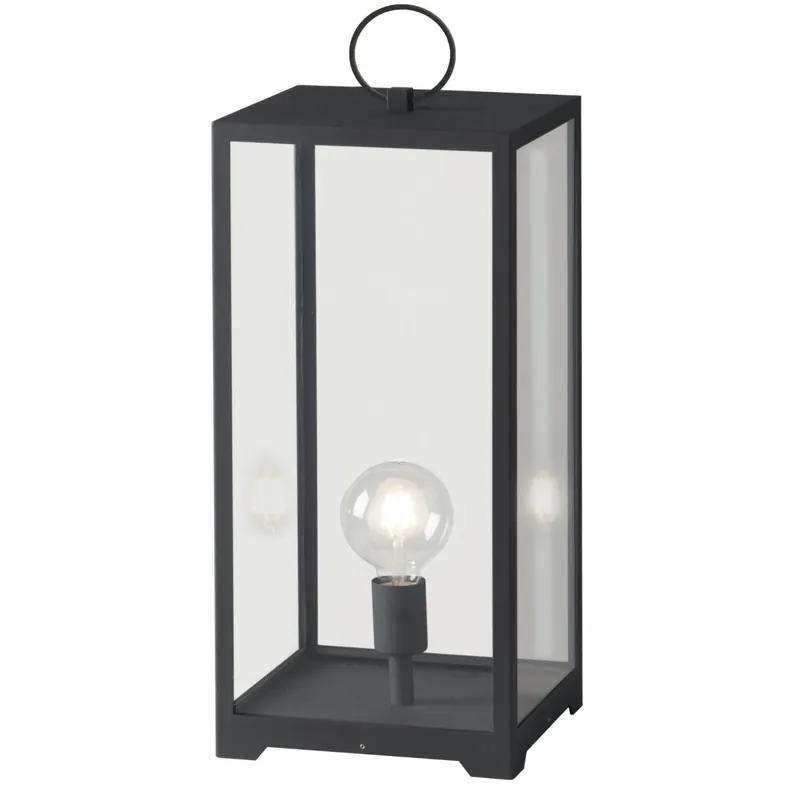 Ultimissimo Modello Lanterna da terra per esterno 60W E27 antracite Gastly