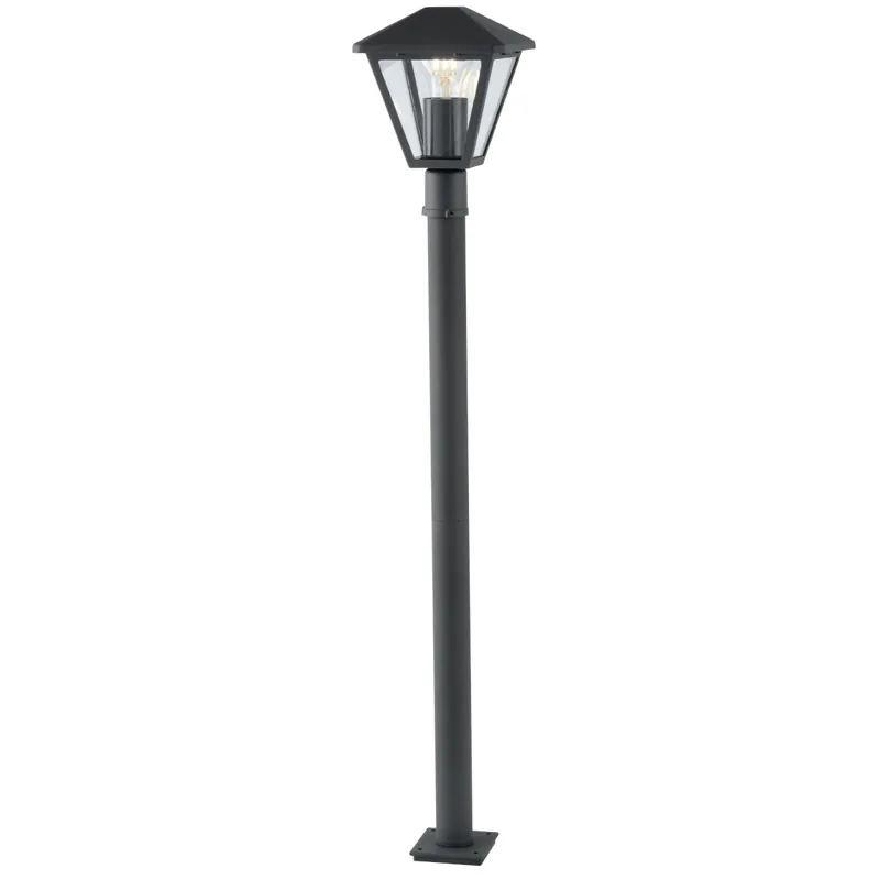 Reso Gratuito Paletto luce da esterno 60W E27 antracite Libresque
