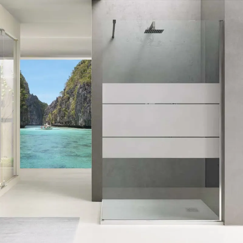 Prezzo Conveniente Parete Doccia Walk-In serigrafata 200h 8mm