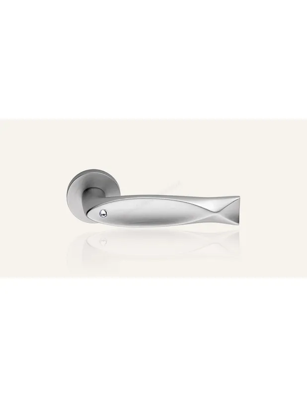 Fish Crystal RB 025 Maniglia su Rosetta per Porte Interne Linea Calì Spedizione Espresso