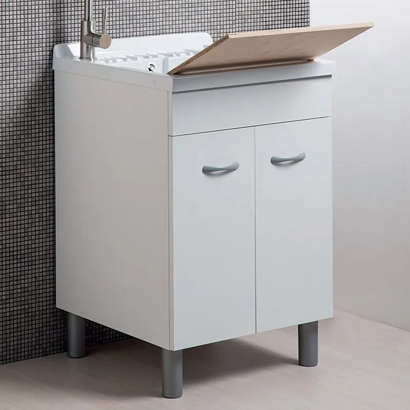 Mobile Lavatoio in Abs 60x60 60x50 50x50 bianco opaco Scelto Dai Clienti