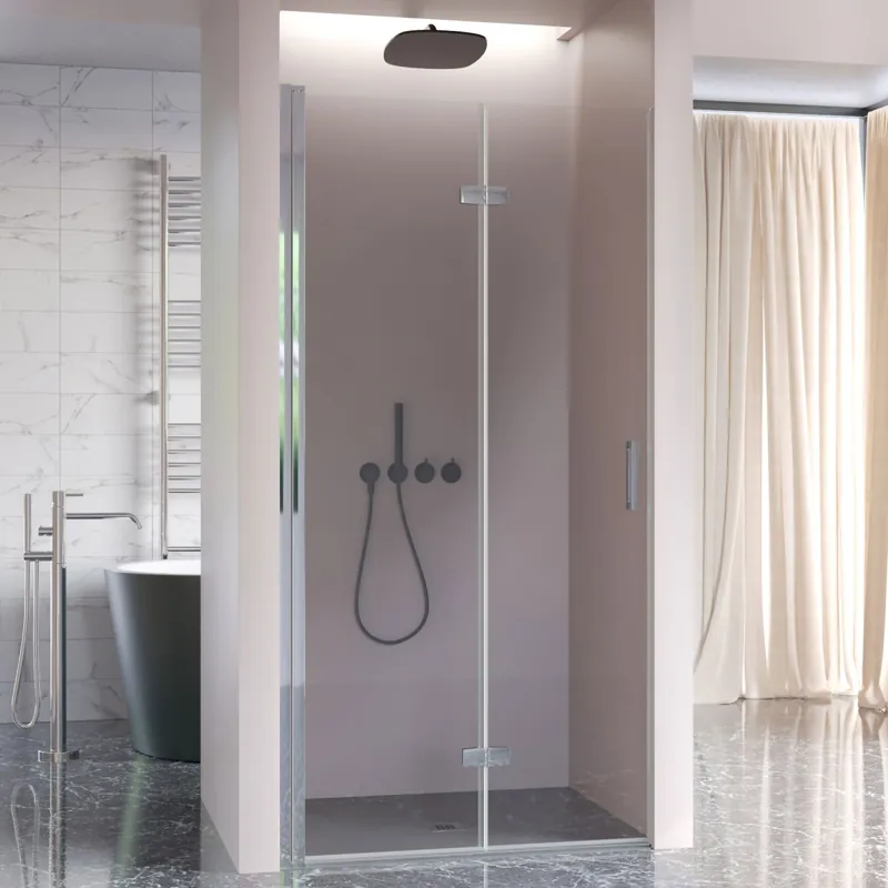 Offerta Del Giorno Porta doccia pieghevole nicchia soffietto anticalcare 6mm H195 REA