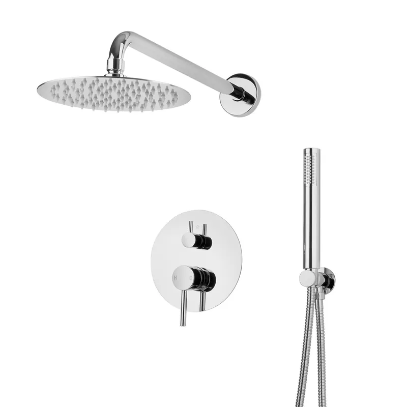 Set doccia soffione in acciaio slim doccetta in ottone BOLD-R Vendita Finale