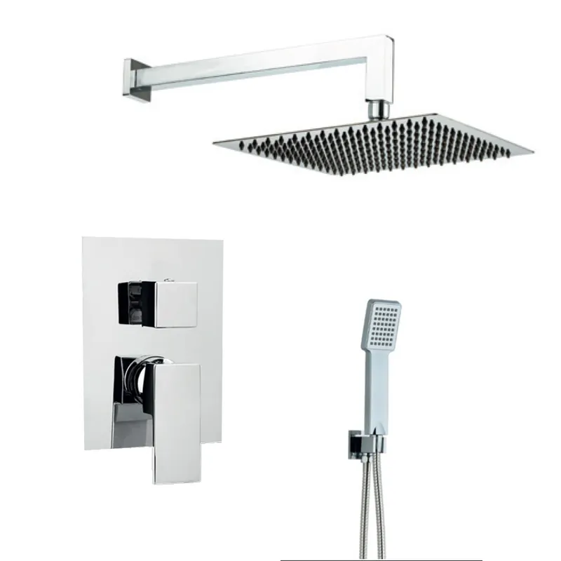 Affare Kit doccia Quadrato Miscelatore da incasso soffione 25x25 TBOL