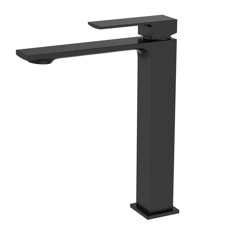 Miscelatore canna alta quadrato nero per lavabo design TBOL A Buon Prezzo
