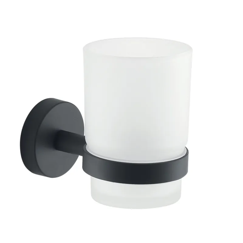 Portaspazzolini Rose Nero Matt Design Moderno e Minimal Acquista Ora