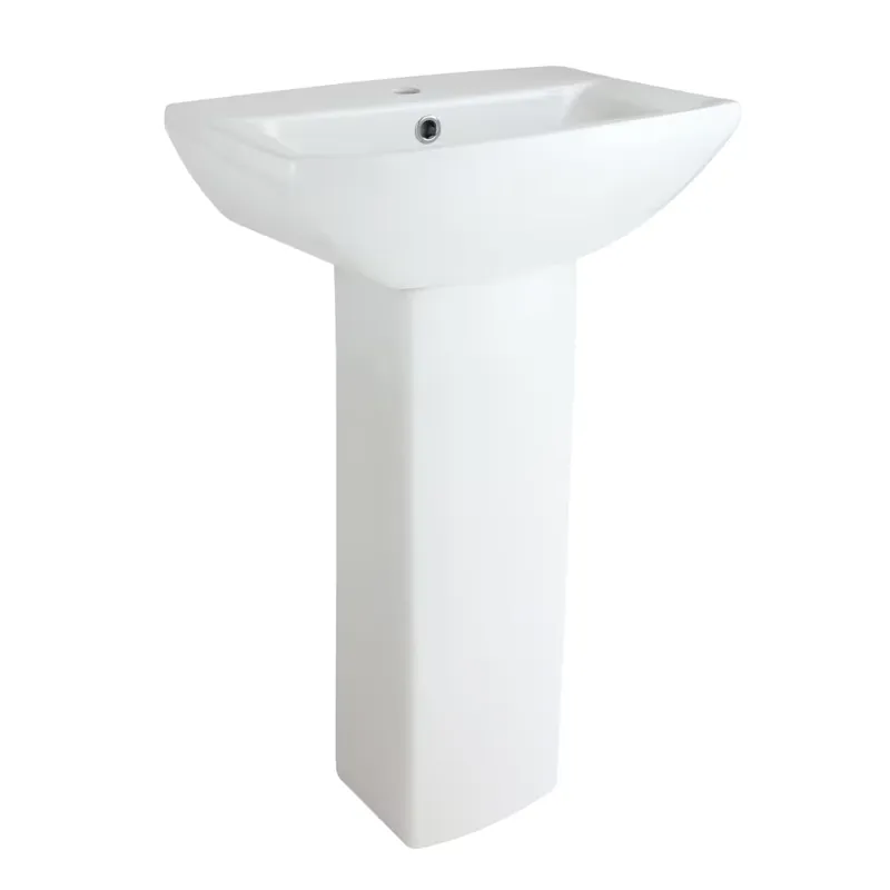 Compra Oggi Stesso Lavabo su Colonna Moderno da 500mm - (1 foro per Rubinetteria) - Halwell
