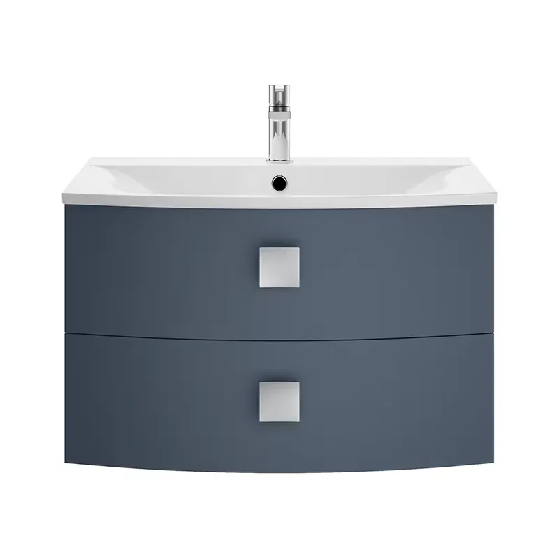 Occasione Imperdibile Mobile Bagno Curvo da 710mm con Lavabo - Scelta di Finiture – Sarenna