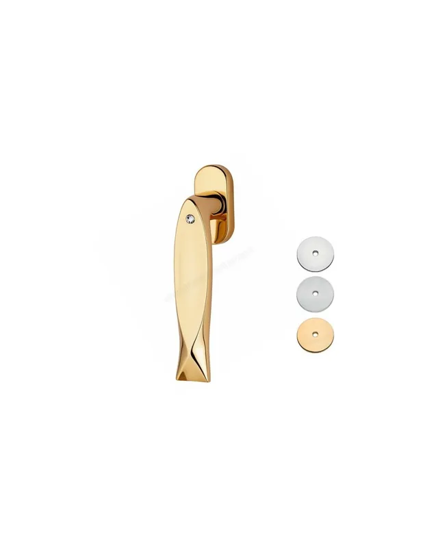 Fish Crystal Maniglia per Finestra DK Linea Calì Spedizione Espresso