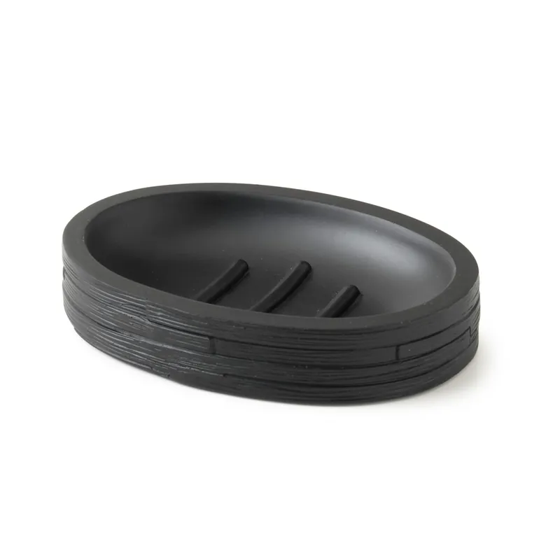 Esclusivo Portasapone Alin Nero Design Raffinato