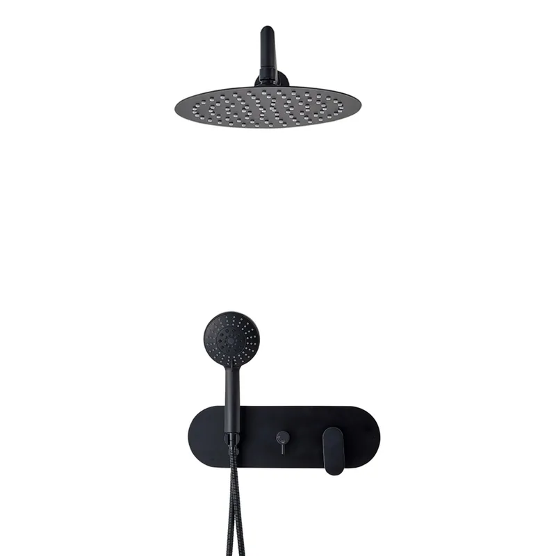 Kit doccia nero di design Soffione 20 - Braccio Doccia - Miscelatore ARMONIA Ultima Occasione