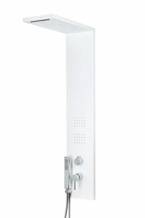 Offerta Lampo Colonna Doccia TREND in Alluminio Verniciato Bianco